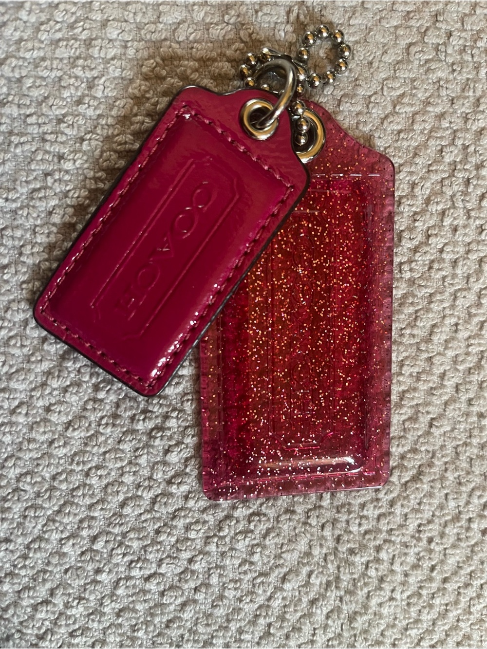 Choice of Coach Glitter & Leather Poppy Hangtags - Picture 3 of 6